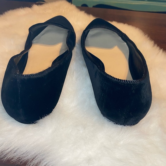 Nine West Black Sholette Velvet Loafers - Picture 6 of 11